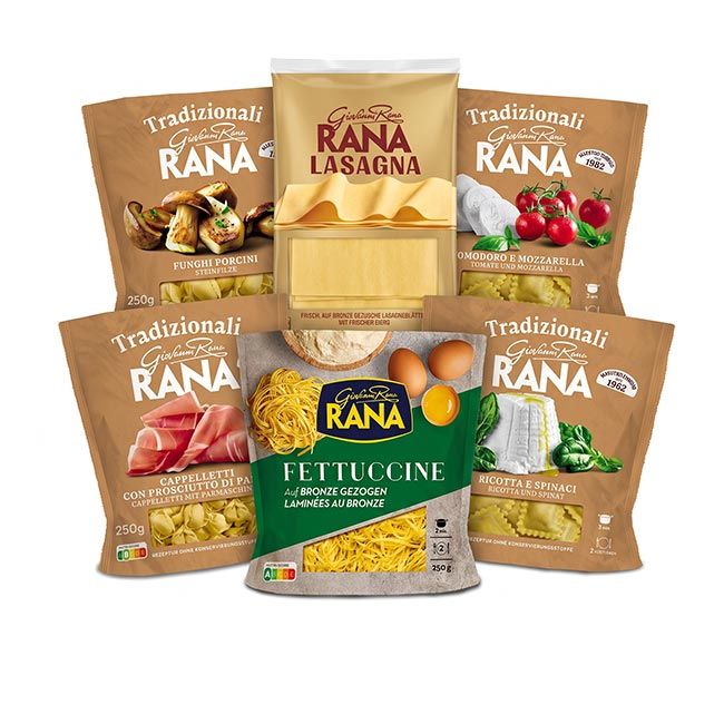 Giovanni Rana Pasta Überraschungsset – 6 Packungen frische italienische Pasta