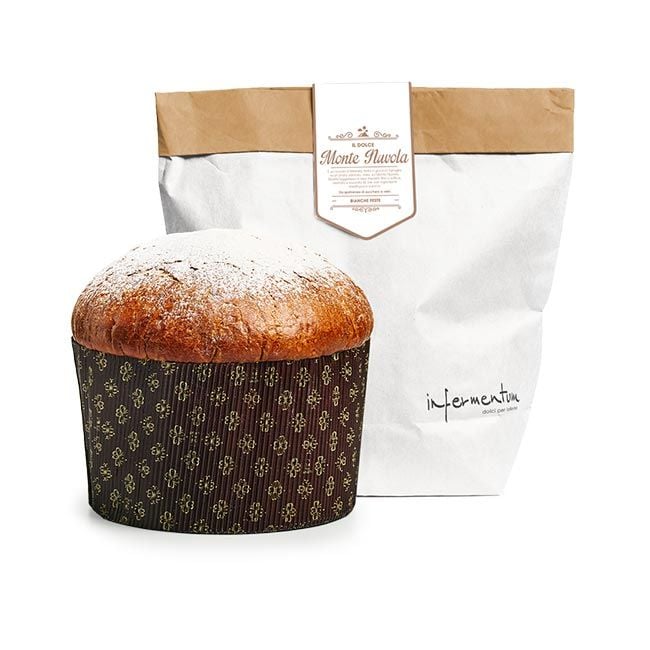 Il Dolce Monte Nuvola Infermentum – italienischer Hefekuchen in edler Verpackung, handwerklich gebacken und exklusiv bei Berggut Südtirol Feinkost.