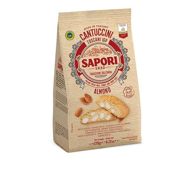 Cantuccini Toscani IGP von Sapori 1832 – Toskanisches Mandelgebäck mit sichtbaren Mandeln