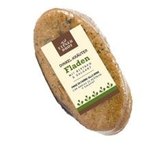 Bio Dinkel-Kräuterfladen mit Bertram, Galgant & Brotklee 170g