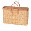Große rechteckige Strohtasche Natur – Natural Elegance Big