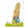 "Hase mit Gießkanne" Postkarte - SPENDENAKTION Berggut hilft