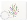 "alles Liebe - zarte Blumen" Postkarte