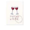"Partner in Wine" Postkarte