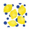 Papierservietten „Lemon & Dots“ mit Zitronen-Design 33 x 33 cm