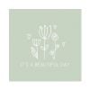 Papierservietten "Pure Summer green" 33 x 33 cm