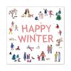 "Happy Winter" Lunch-Servietten 33 x 33 cm