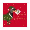 "X-Mas Dog" Lunch-Servietten 33 x 33 cm