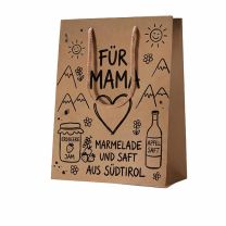 Geschenktragetasche Kraft Classic 22,5 × 11 × 29,5 cm