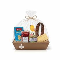 Geschenkkorb 4-Eck, Natur, mini flach 19 x 16 x 5,5 cm