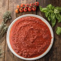 "Sugo alla Calabrese salsiccia" Tomatensoße mit Schweinefleisch und Steinpilzen 330g