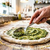 "Salsa Pizza Mozzarella e Pesto" Basilikum Pesto und Mozzarella Soße 190g