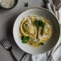 Frische Schlutzkrapfen mit Ricotta & Spinat 300g