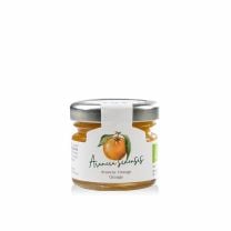 Arancia sinensis BIO Orangen Fruchtaufstrich 30g von Alpe Pragas – Hotelportion mit 65% Fruchtanteil aus Navel- und Tarocco-Orangen.