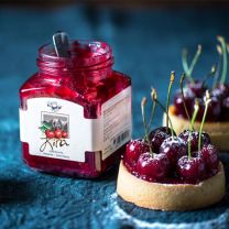 Sauerkirsch Fruchtaufstrich Kira 75% Frucht 110g