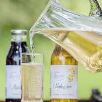 "Sciroppo di fiori di sambuco" Holunderblütensirup 0,5l