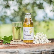 "Sciroppo di fiori di sambuco" Holunderblütensirup 0,5l