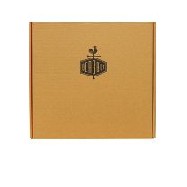 Berggut-Geschenkbox zum Selbstbefüllen mit Schleife & Füllmaterial – 36 × 34 × 10 cm