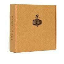 Berggut-Geschenkbox zum Selbstbefüllen mit Schleife & Füllmaterial – 36 × 34 × 10 cm