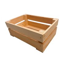 Südtiroler Apfelsteige – kleine Holzkiste aus Fichtenholz 30 × 20 × 9 cm