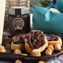 Zartbitter Haselnuss-Nougatcreme – Crema Gianduja Fondente 250g