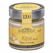 Sugo ai formaggi, cremige Käsesoße vom traditionsreichen Eggerhof in Aldein ein echtes Geschmackserlebnis aus Südtirol.