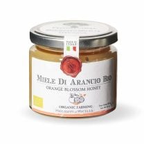 "Miele di Arancio", ein exquisiter Bio-Orangenblütenhonig, entführt mit seinem intensiven Duft und süßen, aromatischen Geschmack auf eine sensorische Reise durch Italien.