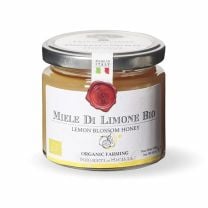 Miele di Limone Bio-Zitronenhonig 250 g von Frantoi Cutrera – Segreti di Sicilia, edles Glas mit Siegel, erhältlich im Berggut Shop.