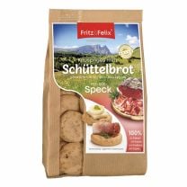 Traditionelles Mini Bauern-Schüttelbrot, veredelt mit fein gemahlenem Speck,  'Südtirolerischer' geht's kaum!