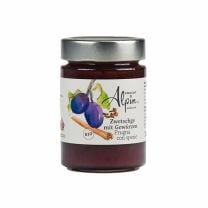 BIO Fruchtaufstrich Prugna con spezie – Zwetschge mit Gewürzen von Frucht Alpin Südtirol im 200g Glas.