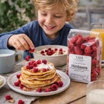 Gefriergetrocknete Himbeeren – knusprige Früchte 30g