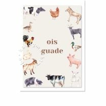 Postkarte "ois guade" mit Tiermotiven - Den Erlös spendet Berggut an die Hilfsorganisation "Paten für Katastrophenopfer e.V."