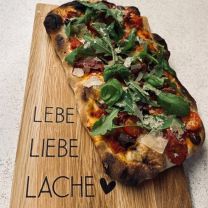 "Lebe Liebe Lache" Brotzeibrett