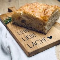 "Lebe Liebe Lache" Brotzeibrett