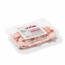 Francobolli di Guanciale von LEVONI – 100 % italienischer, gereifter Guanciale in praktischen Streifen für Carbonara und Amatriciana.