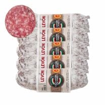 5x Levoni Salame Cacciatore DOP – original italienische Jägersalami mit Herkunftssiegel und kräftig-würzigem Aroma.