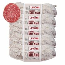 5x Salame Milano von LEVONI – fein gekörnte Premium-Salami aus Italien im Vorteilspaket.