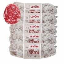 5x Levoni Salame Rustico – italienische Salami mit würziger Note.