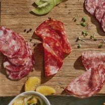 Salame Schiacciata Piccante – scharfe italienische Salami, halbes Stück à 0,90kg