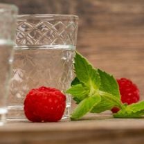 "Bergfrische" Pfefferminzlikör BIO 0,5l