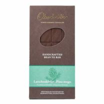 Handgeschöpfte Schokolade mit mind. 61% Kakao und  biologischem Südtiroler Latschenkiefer-Öl verfeinert.