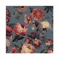 Elegante Papierservietten Amsterdam Floral sorgen für eine warme und einladende Tischdekoration.