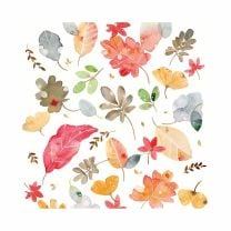 PPD Fall Impression Lunch-Servietten mit zarten Aquarell-Blättern – herbstliche Tischdeko für gemütliche Abende.