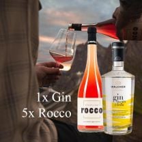 Genießen Sie den sommerlichen „Bella Rocco Spritz“ mit Sparkling Rocco Apfelgetränk und Walcher Bio Dry-Gin aus Südtirol – natürlich, spritzig & stilvoll.