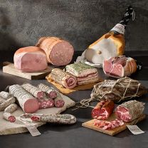 Salame Schiacciata Piccante – scharfe italienische Salami, halbes Stück à 0,90kg