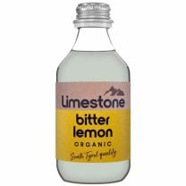 Limestone Organic Bitter Lemon Drink, frisch und erfrischend zugleich, geschmacksintensiv und authentisch.