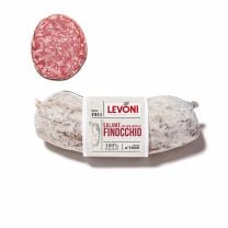 LEVONI Salami Finocchio, mit ihrem einzigartigen Aroma von Fenchelsamen und einem Hauch von Pfeffer, ist eine perfekte Verkörperung apulischer Geschmackstradition.