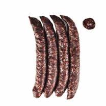 4 Rinderwurzen aus Südtirol von der Metzgerei Trockner – geräucherte und luftgetrocknete Kaminwurzen aus 100 % Rindfleisch ohne Schweinefleisch.
