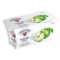 Grüner Apfel Vollmilchjoghurt vom Milchhof Sterzing mit cremiger Konsistenz und frischer Apfelnote.
