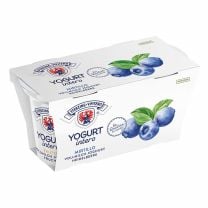 Vollmilch Joghurt mit Heidelbeere, beste Joghurt-Qualität aus fair gehandelter Südtiroler Bauernhofmilch.